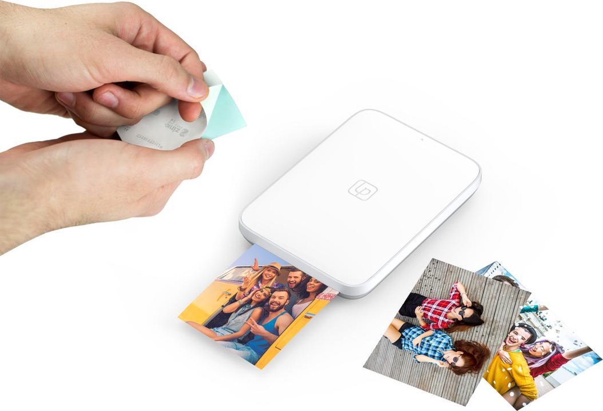 Lifeprint Mobiele fotoprinter 3x4.5 Foto en Video - Wit